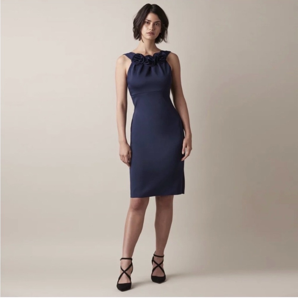 Jason Wu sleeveless, fitted, navy dress, XL, like new | offer in description